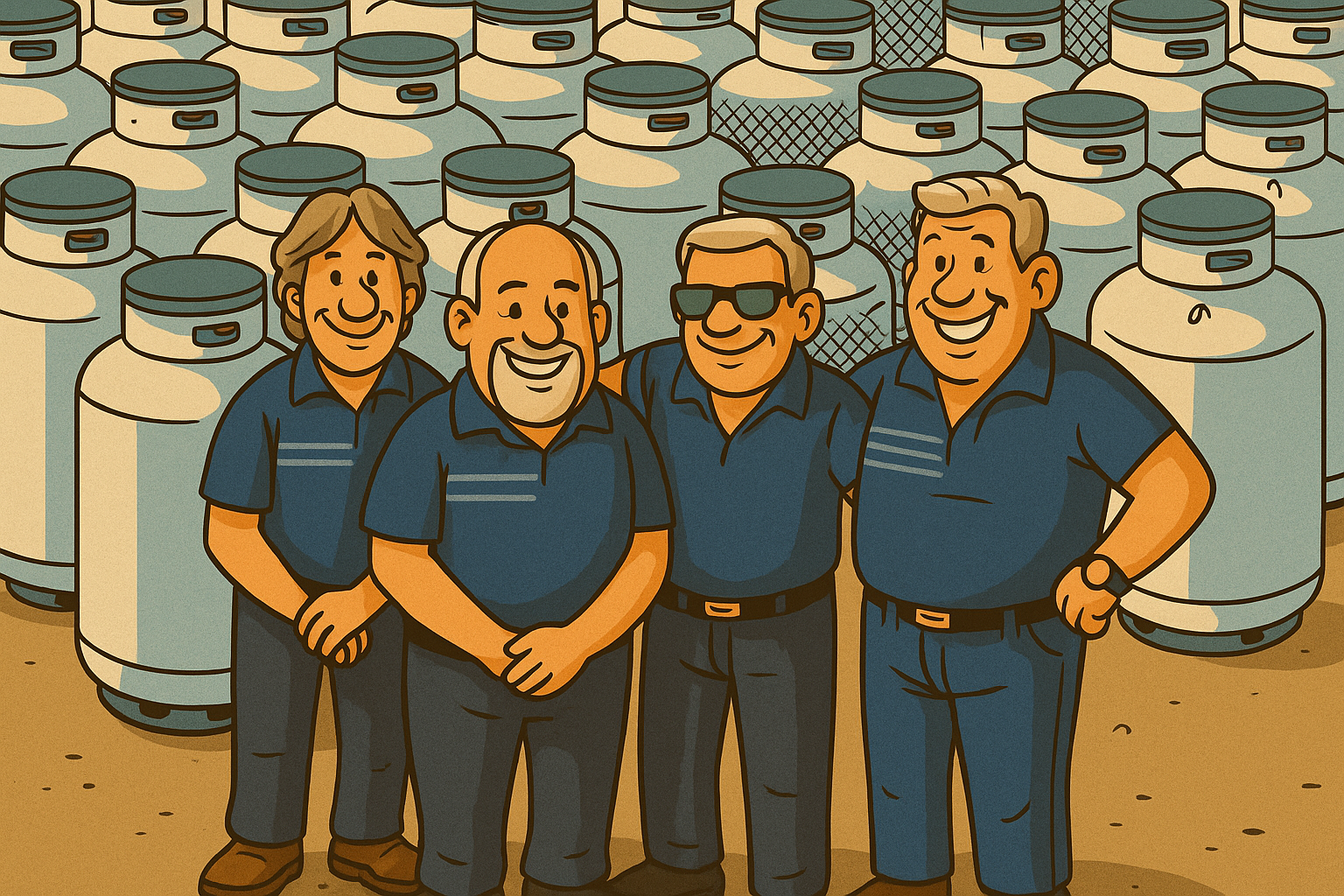 sales team cartoon 3